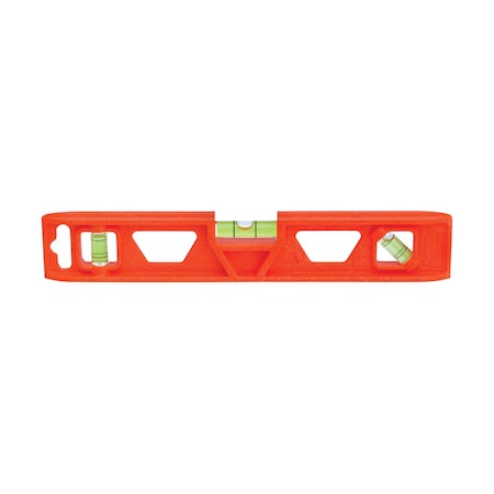 Johnson Level & Tool Johnson Structo-Cast 9 in. Plastic Torpedo Level 3 vial 1402-0900